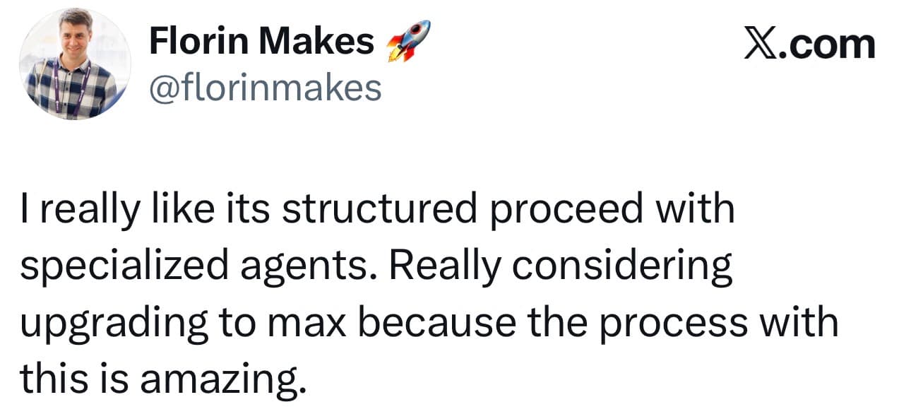 X.com post from Florin Makes (@florinmakes)