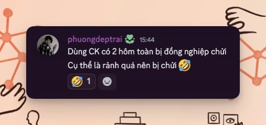 Discord testimonial from phuongdeptrai