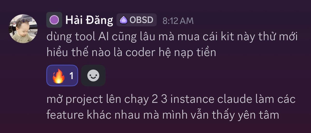 Discord testimonial from HαΊ£i ΔΔng